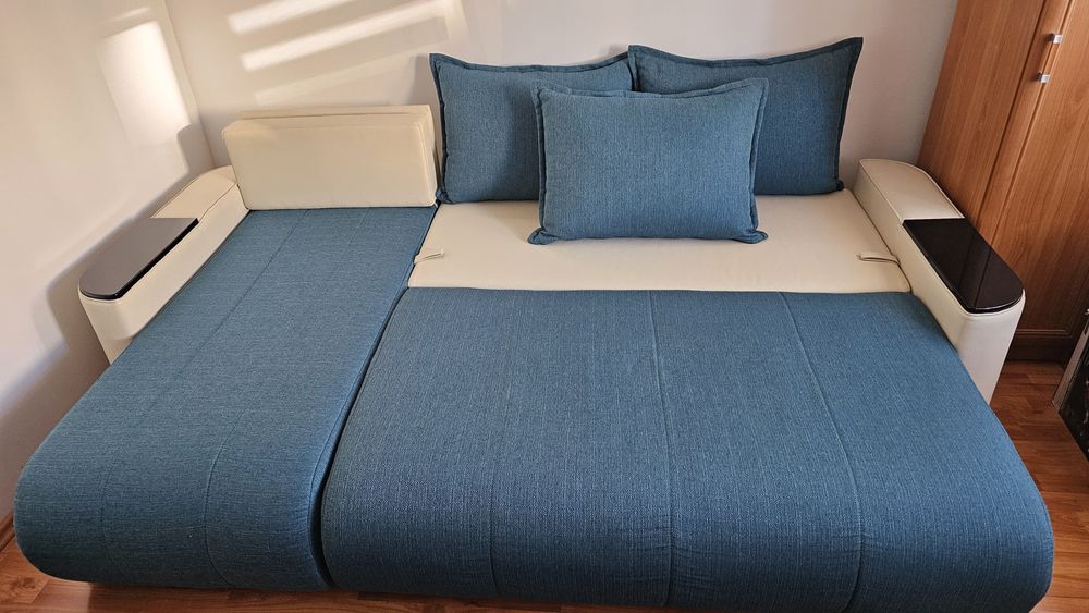 Colțar / pat extensibil regalabil stanga-dreapta