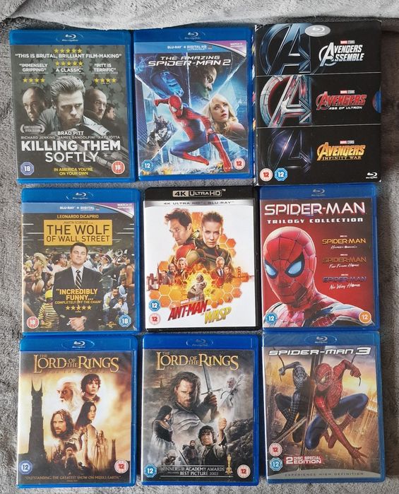 Blu Ray , 4к и DVD Филми