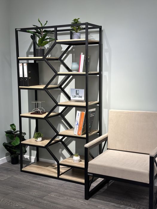 Стеллаж в стиле лофт, шкаф полки от производителя Stelaj birinchi qol