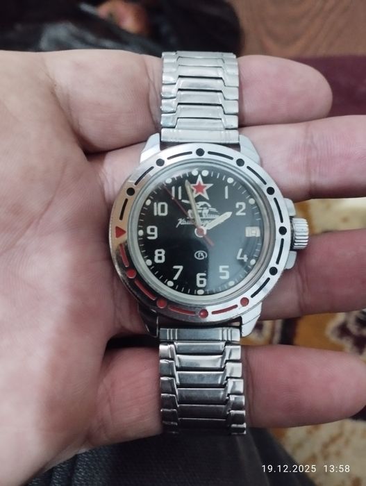 Poljot soati 17 ta marvarid. Oltin bilan qoplangan AU10. Mexanizm 2628