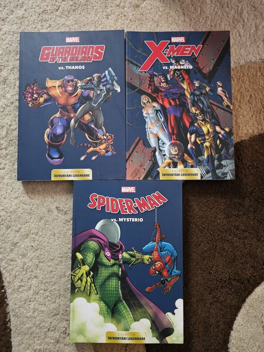 Set 3 benzi desenate marvel colecția infruntari legendare