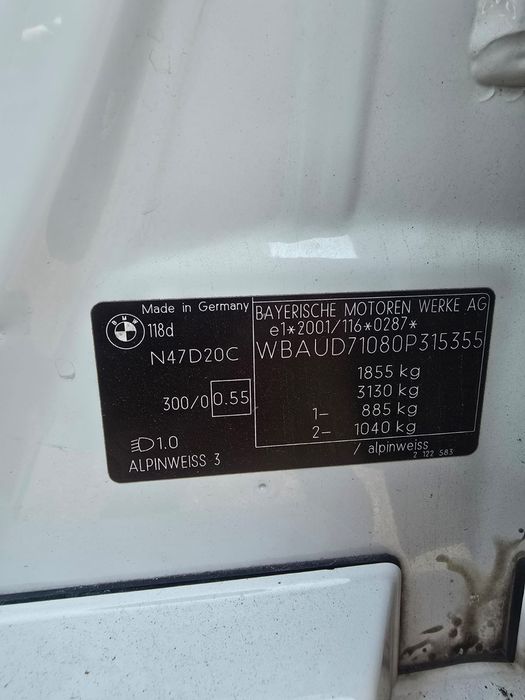 Vând Bmw Seria 1 118d