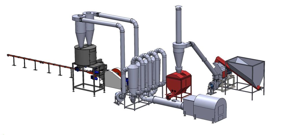 Linie brichetare rumeguș producere brichete 400-500 kg/ora