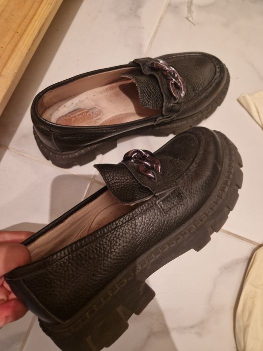 Лоферы для девочки 34 размер