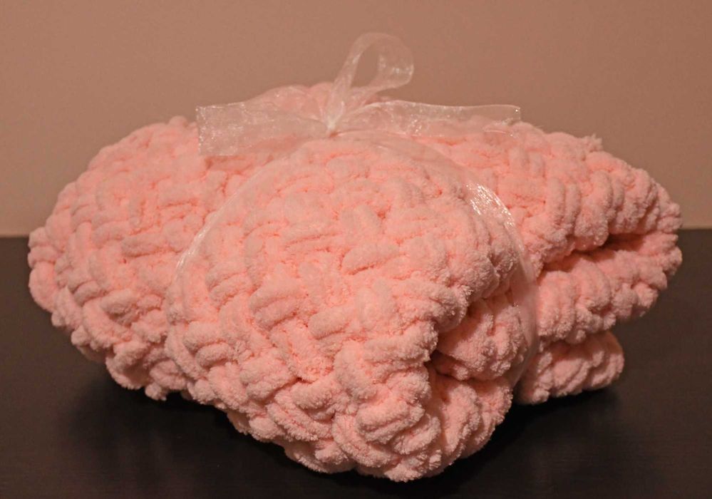 Ръчно плетено одеяло 75/85 см