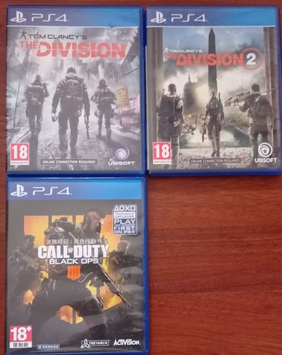Jocuri Call of duty  Black Operation 4, Division 1 și 2 PS4