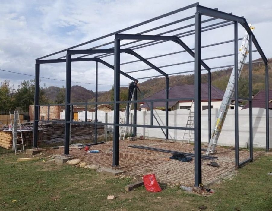 Vând hale metalice structuri metalice confecționată din euro profile m
