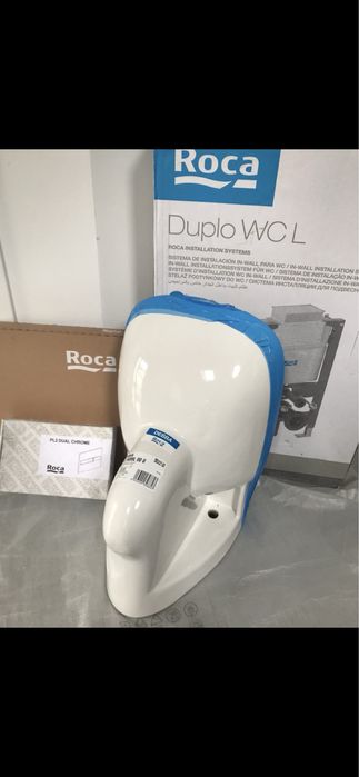 Set Roca debba, wc,rezervor incastrat,lavoar,clapeta actionare