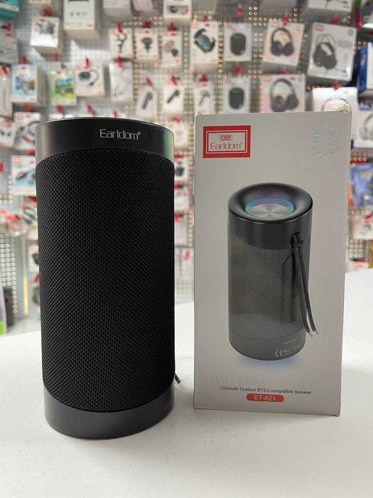 Переносима тонколона Bluetooth Earldom ET-A21, LED RGB, Black