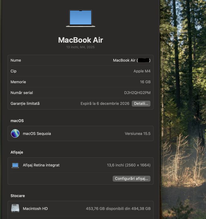 MacBook Air M4 – NOU, 512 Gb