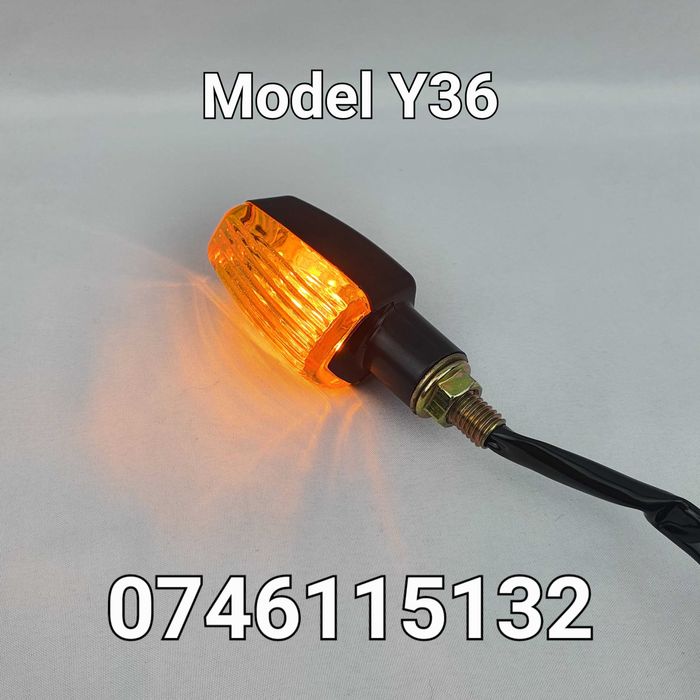 Moto Motocicleta Atv Scuter-Semnalizare-Semnalizari Cu Bec Normal- Y36
