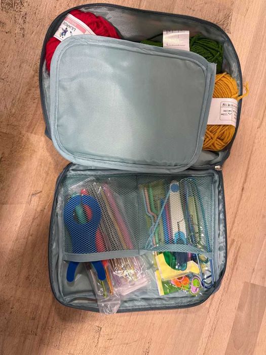 Комплект за плетене 58 части алуминиеви куки за начинаещи и напреднали