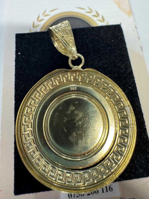 Medalion din aur 14k (69694.2/ 10 Pacurari 1) garantie 2 ani!