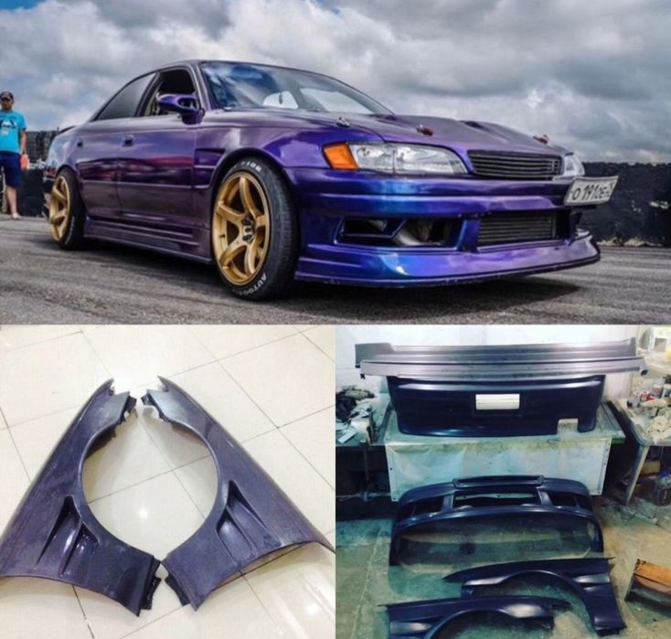 Бампер пороги обвес кузова Тойота Марк 2, 90 кузов  BN sport