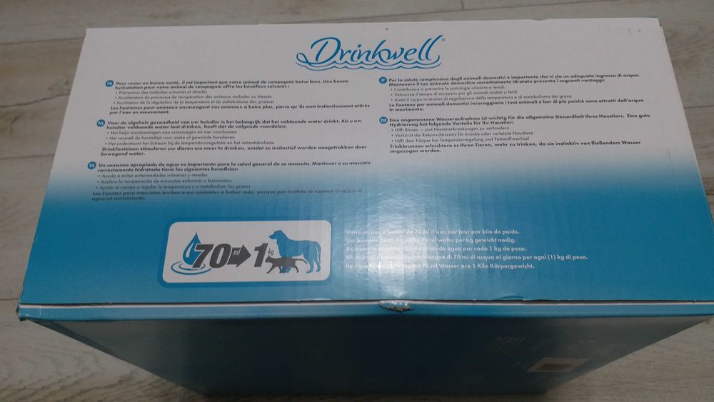 Fantana pentru pisici si caini Drinkwell 360 stainless steel