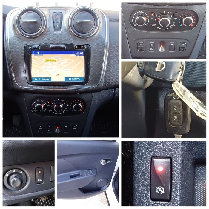Dacia Sandero Stepway 2019 LED Prestige NAVI JANTE PILOT diesel 1.5dci 90CP EURO6 fara Ad Blue