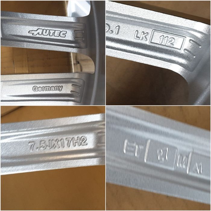 jante aliaj 17; 5x112; Mercedes C, E class w203, w211, w213, GLC, CLK
