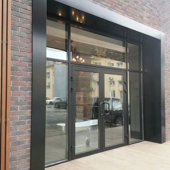 Алюминиевые витражи двери  Алматы