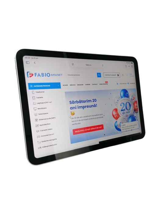 APPLE iPad A16 (2025) 128GB 100% Bat. (39% cicluri), Ca Nou + Apple Pencil + HUSA