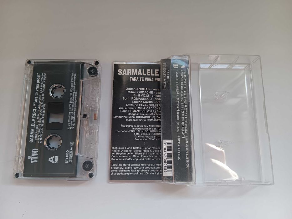 Caseta audio Sarmalele Reci, Tara te vrea prost ,Muzica Rock Romanesc