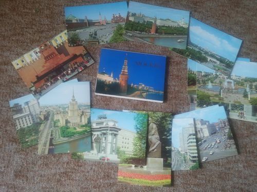 Комплекти картички на градове от Съветския съюз от преди 1980 г.