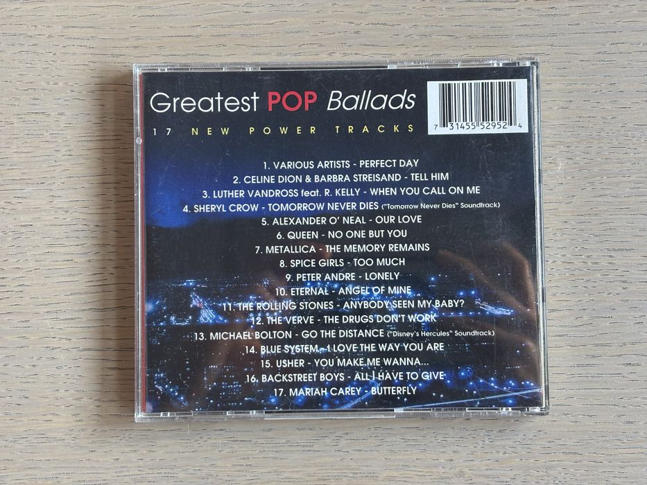Greatest Pop Ballads | Аудио диск