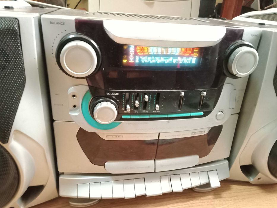Radio casetofon dublu Domotec