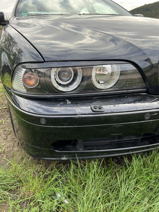 Set faruri cu lupa si angel eyes Bmw E39