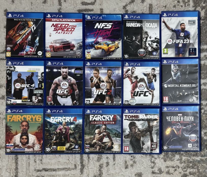 Продам диски на Playstation 4 , 5 ,  игры