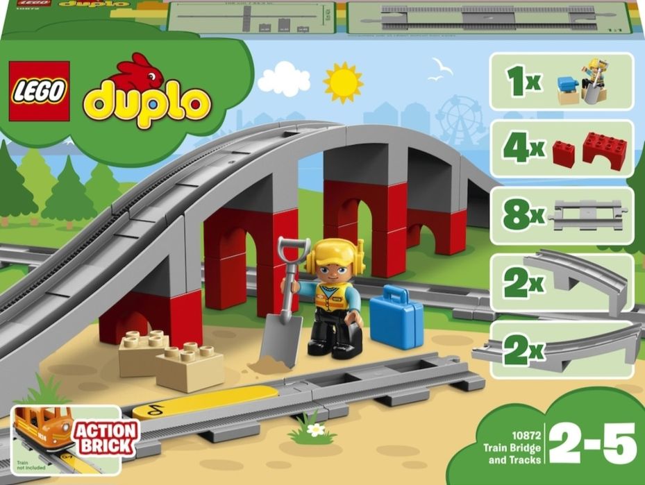Lego duplo pod si sine de cale ferata