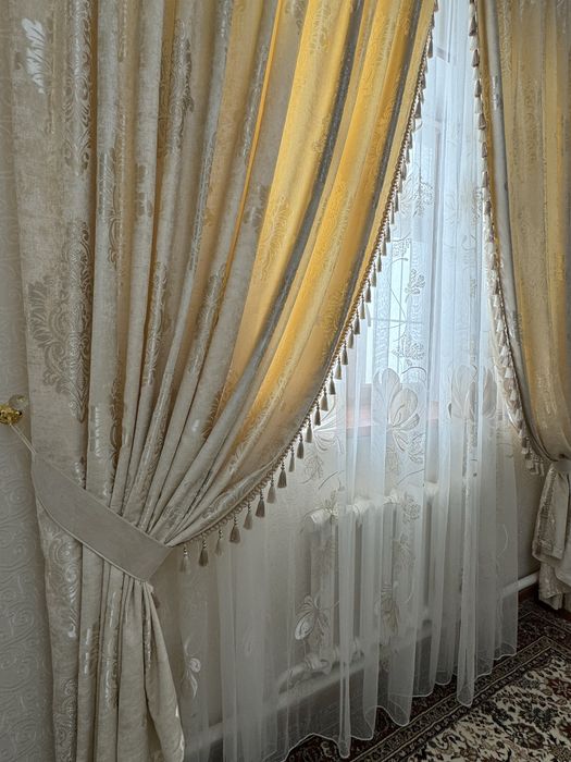 Комплект штор с тюлью