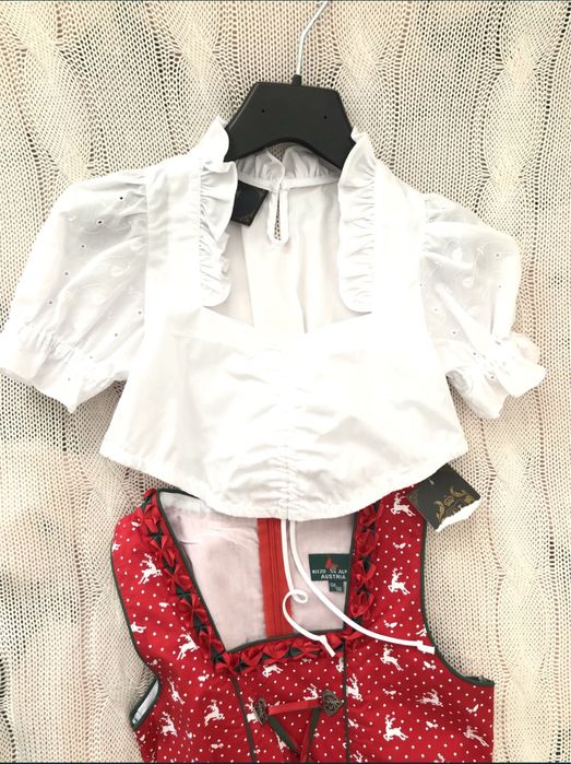 Costum tirolez/ Rochita tiroleza 9-10 ani