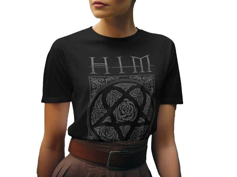 Рок тениска HIM Всички размери