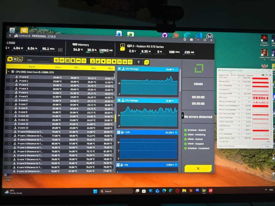 Placă video Sapphire Radeon RX 570 4GB GDDR5 – Testată, funcționează impecabil