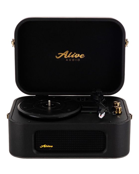 Виниловый проигрыватель ALIVE AUDIO STORIES Glam Noir черный
