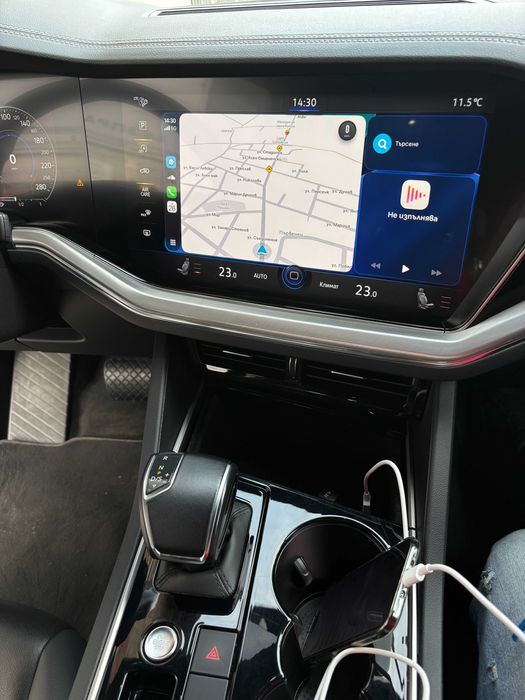 VW Touareg Full Screen Apple CarPlay Android Auto Цял Екран Разпъване