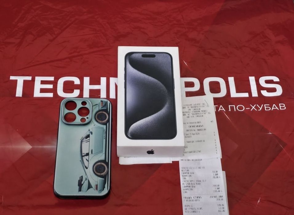 128GB iPhone 15 Pro 5G Technopolis Гаранция 2026г. Blue | Син