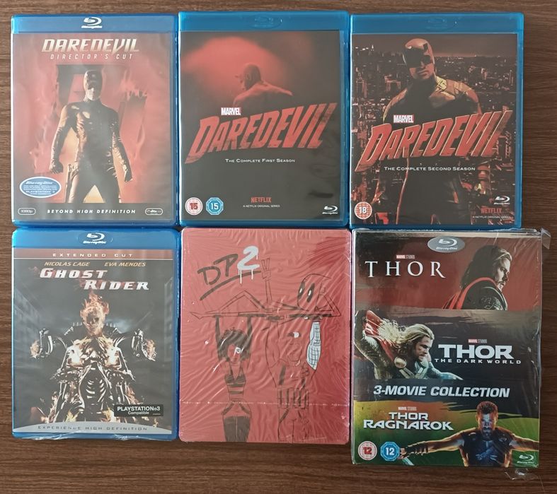 Филми на Blu Ray - Батман, Деърдевил, Тор, Петък 13