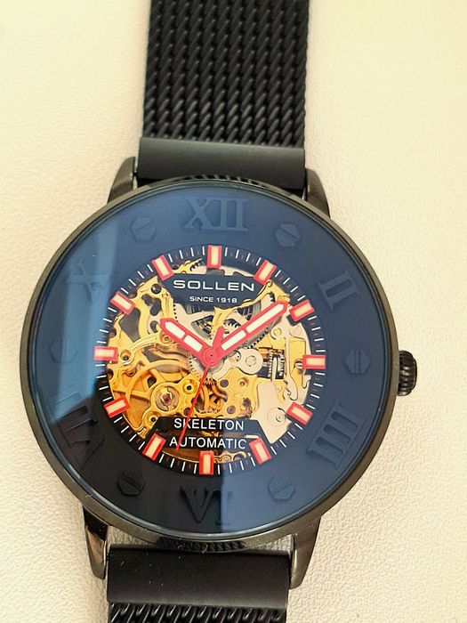 Оригинален Луксозен мъжки часовник SOLLEN