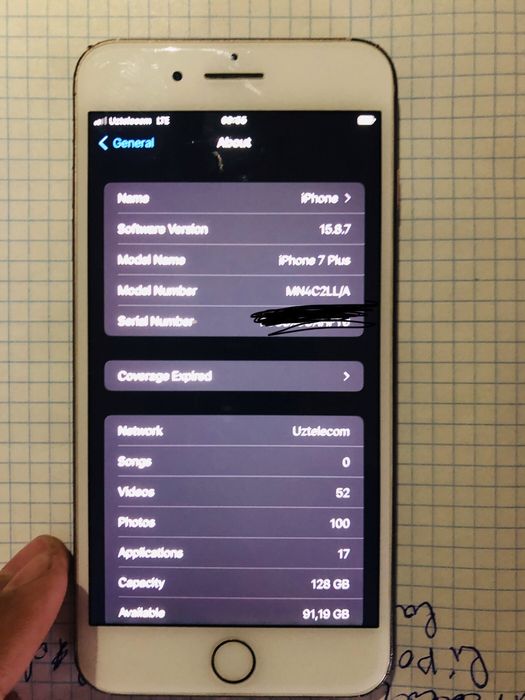 Iphone 7 plus 128 talik