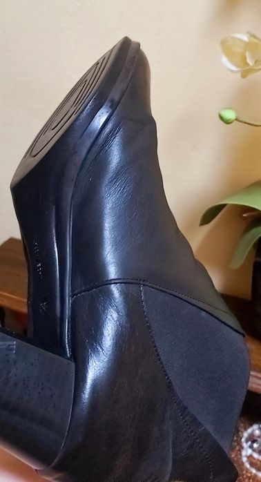 Кожаные Ботильоны Ботинки 38р Использования.