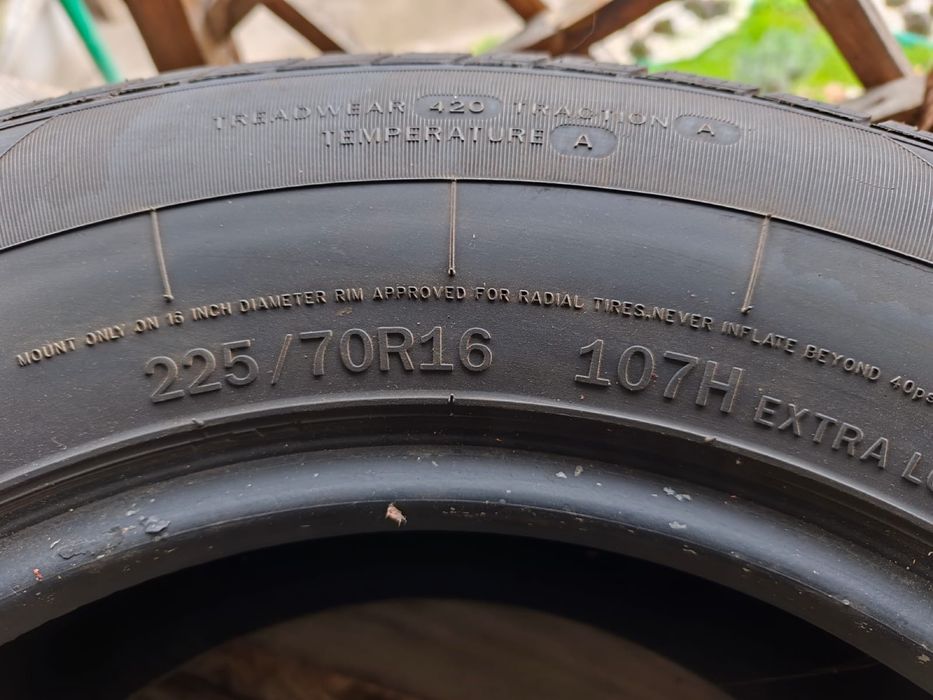 Летняя резина от Lexus rx 300