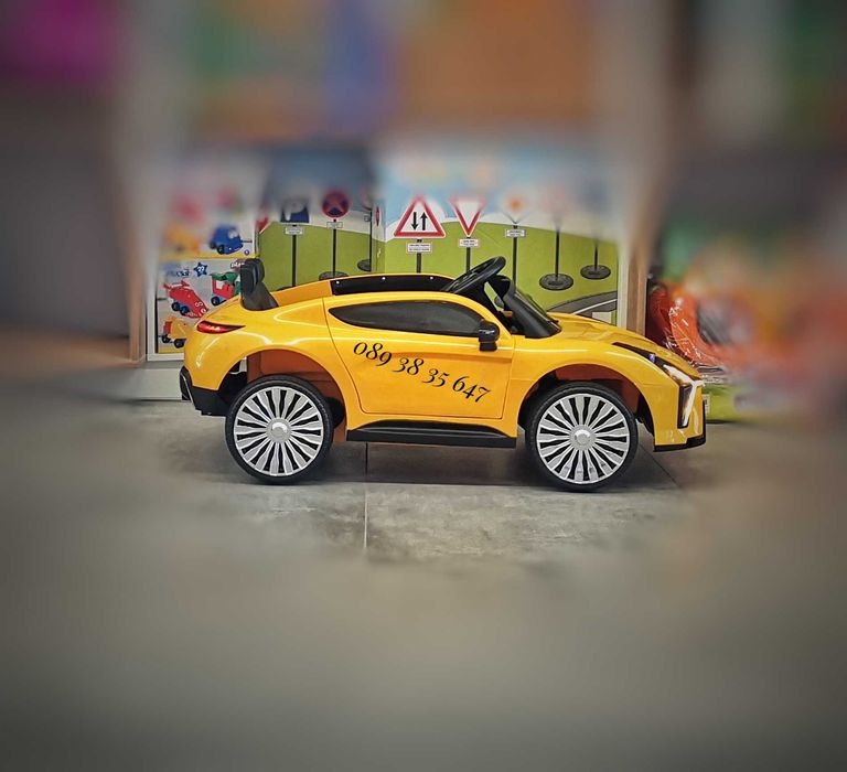 ТОП ЦЕНА!НОВО!Акумулаторна кола DAKOTA YELLOW с 12V батерия,Bluetooth