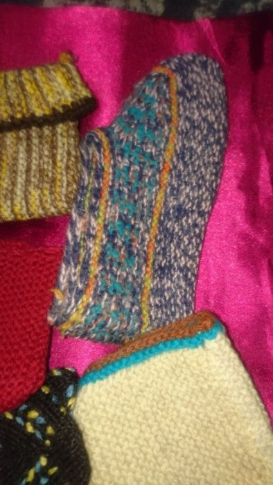 ръчно изплетени дамски терлици