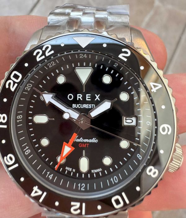 Orex Bucuresti Automatic Japonez Seiko NH34 GMT Diver 200 m 41 mm