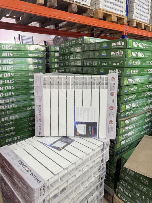 Отопление радиаторы батареи akfa алюминий и биометаллический