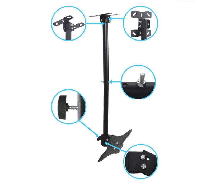 ПРОМО!! Висяща стойка за Телевизори от 14 до 42 инча, За таван