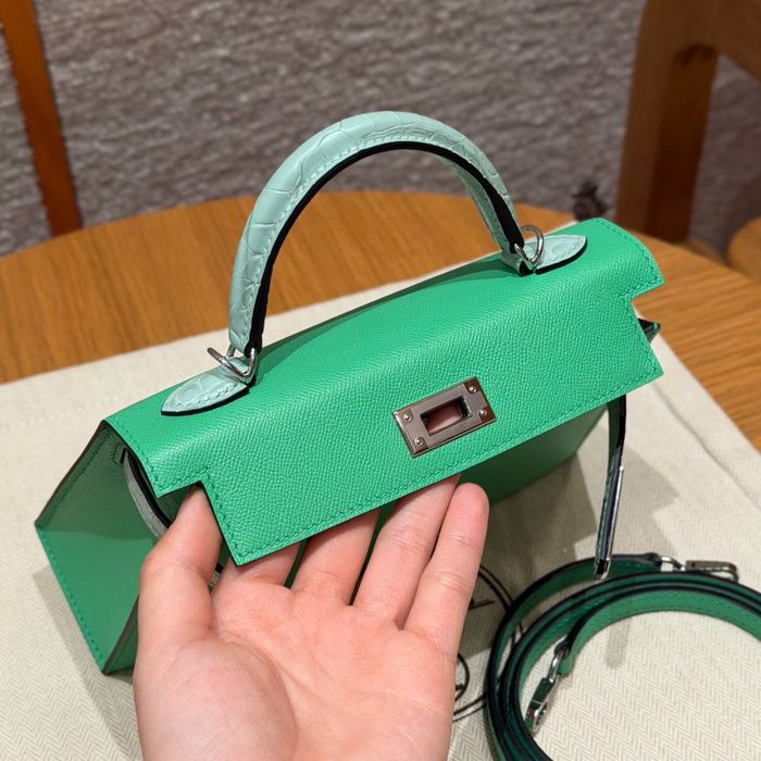 Geanta Hermes Kelly Madame Alligator 20