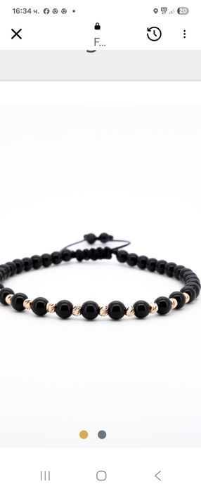 Продавам златни гривни на конец