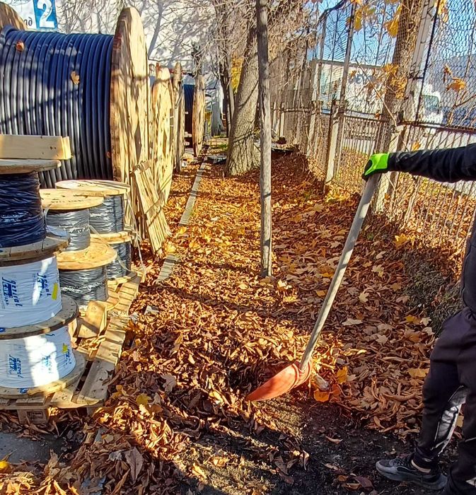 Почистване на сезонен листопад и растителни отпадъци
